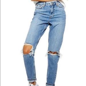 Top shop blue mom jeans BNWT